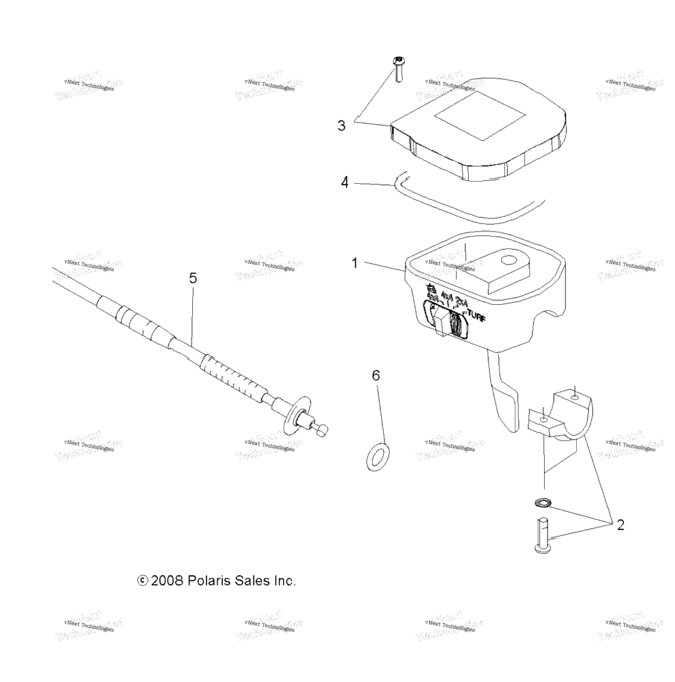 Steering, Controls, Throttle Asm. & Cable