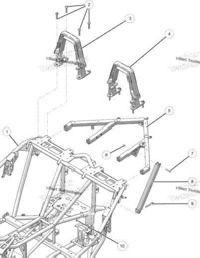 Chassis, Main, & Rear Asm. All Options