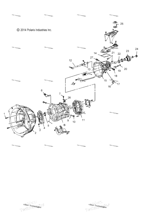 Drive Train, Transmission Case Comp. All Options