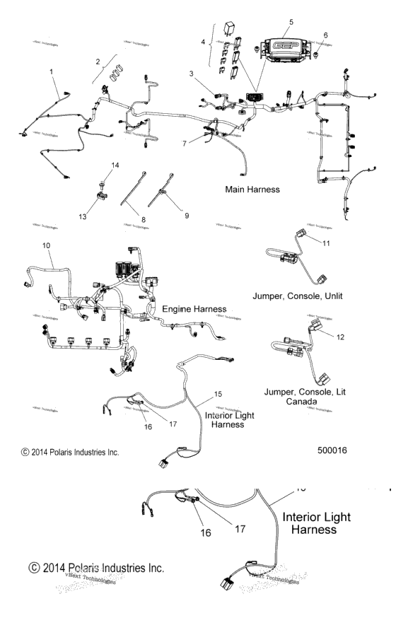 Electrical, Wire Harness All Options