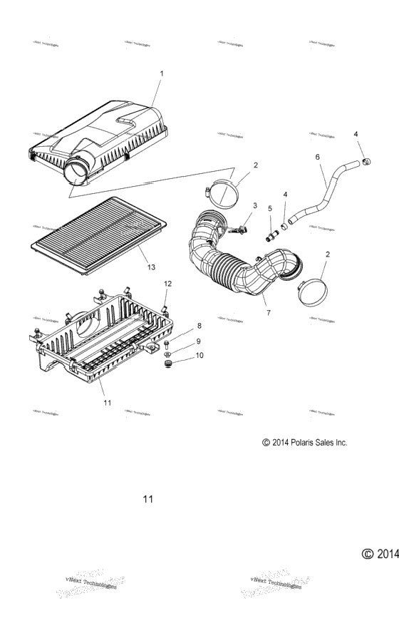 Engine, Air Intake System All Options