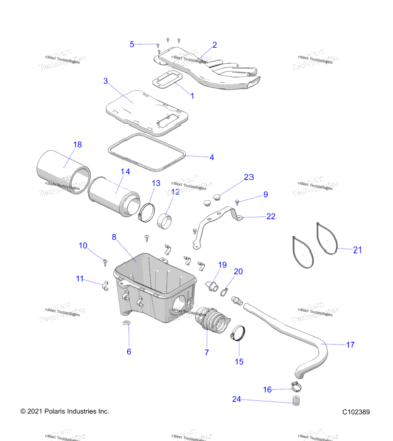 Engine, Air Intake System