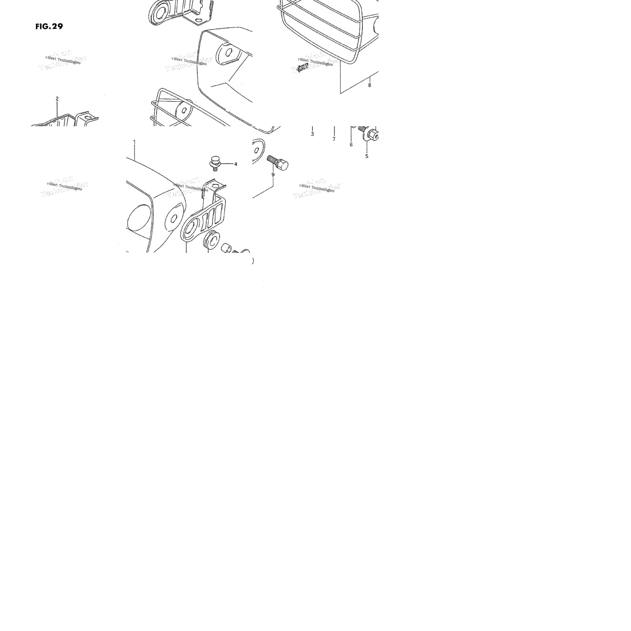Headlamp Housing