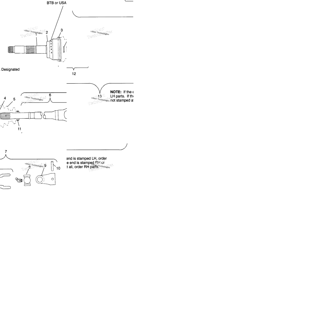 Cv Joint Btb Big Boss 6X6 400L