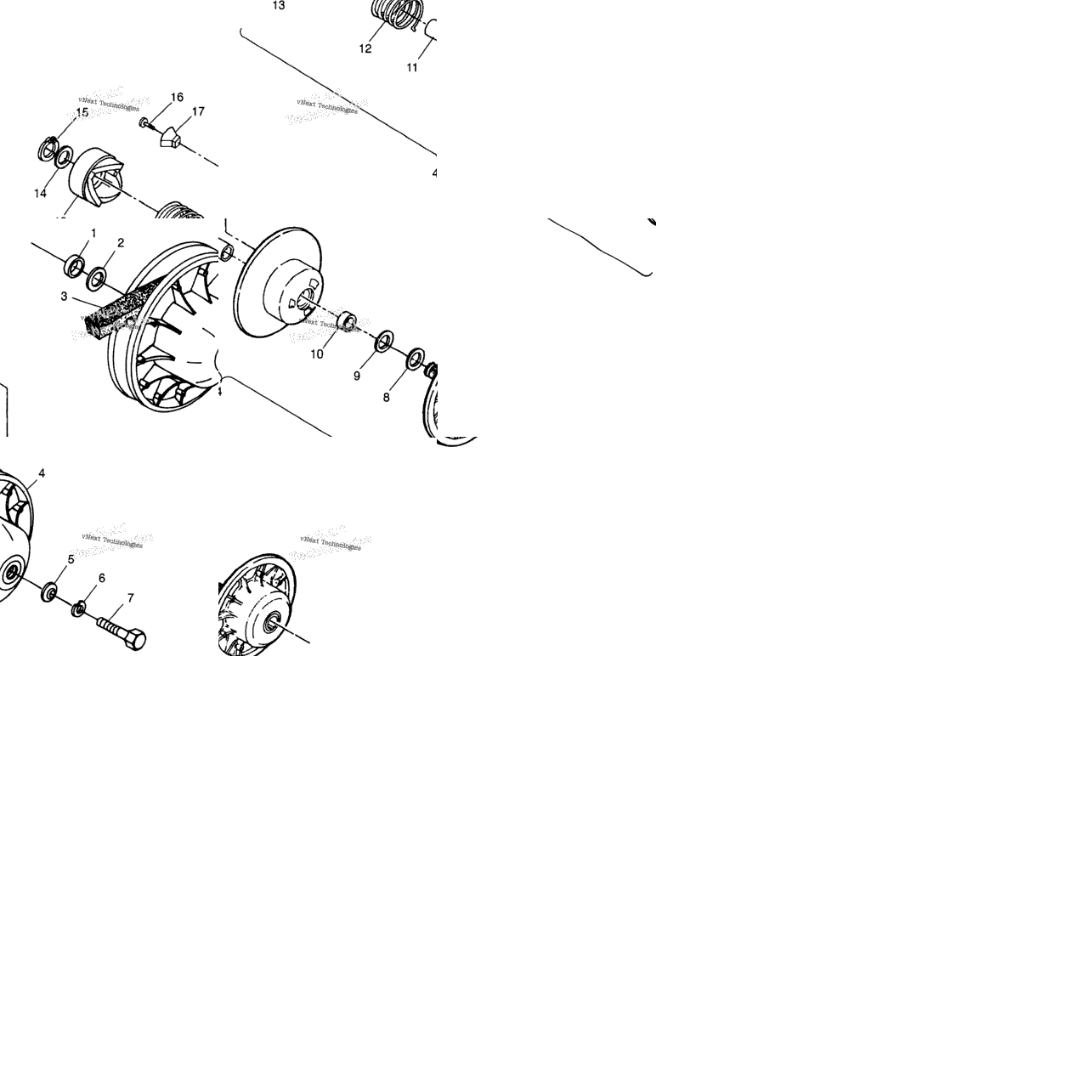 Driven Clutch Big Boss 6X6 400L