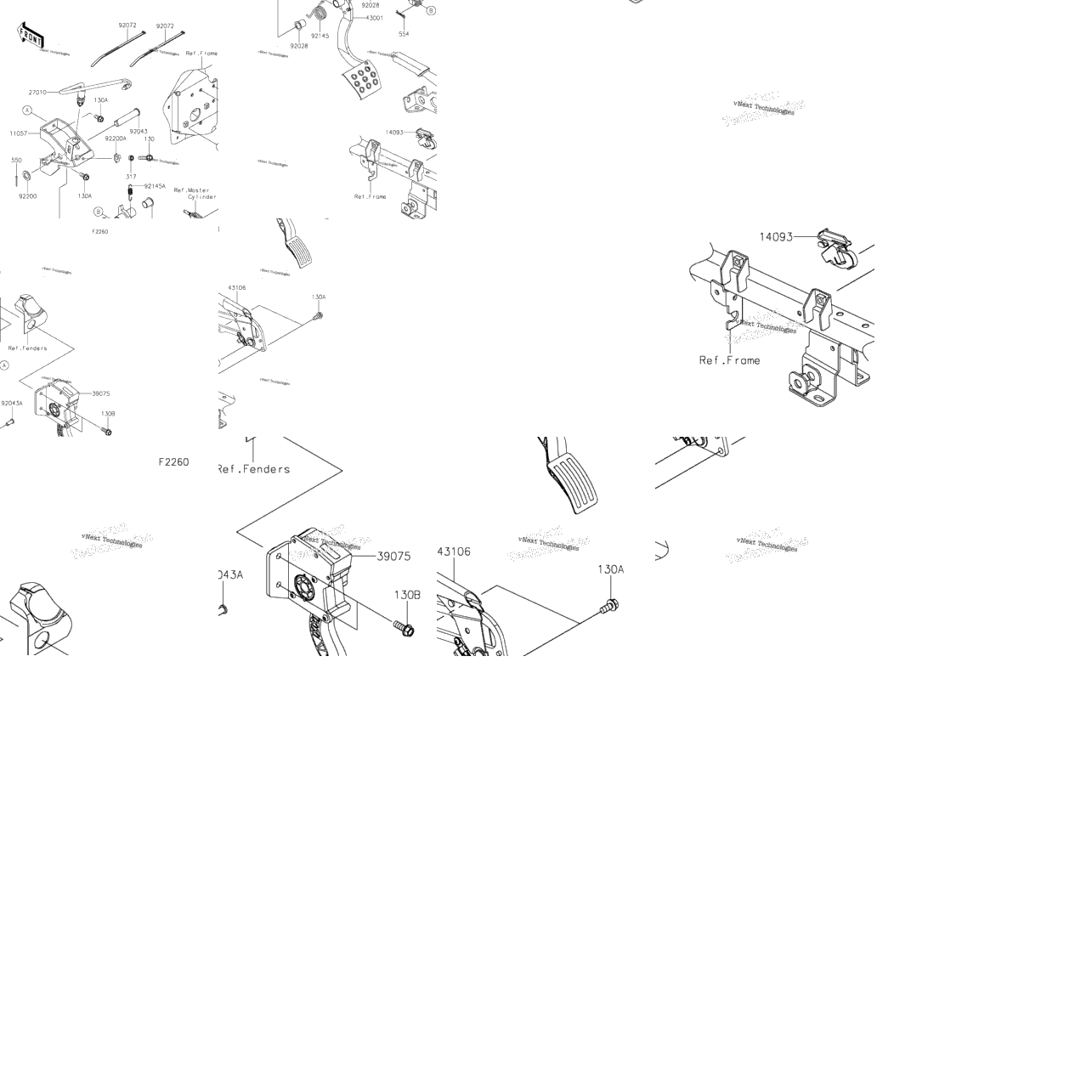 Brake Pedal/Throttle Lever