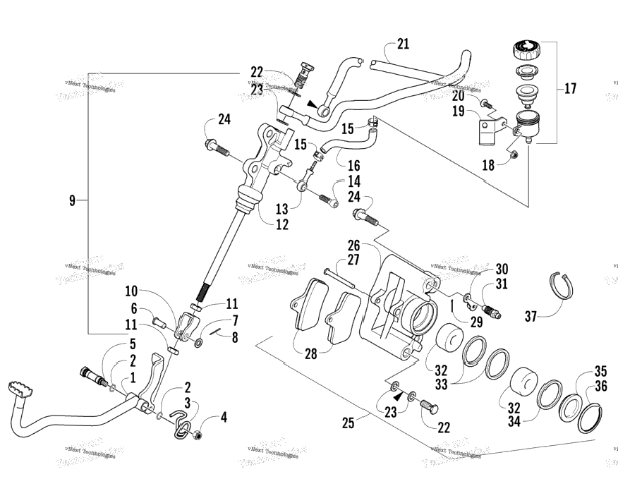 Auxiliary Brake Assembly