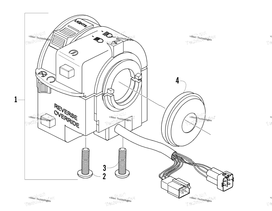 Control Switch Housing Assembly