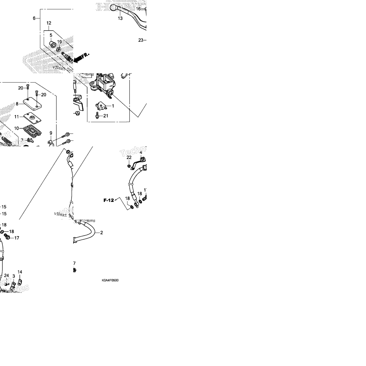 Front Brake Master Cylinder (1)