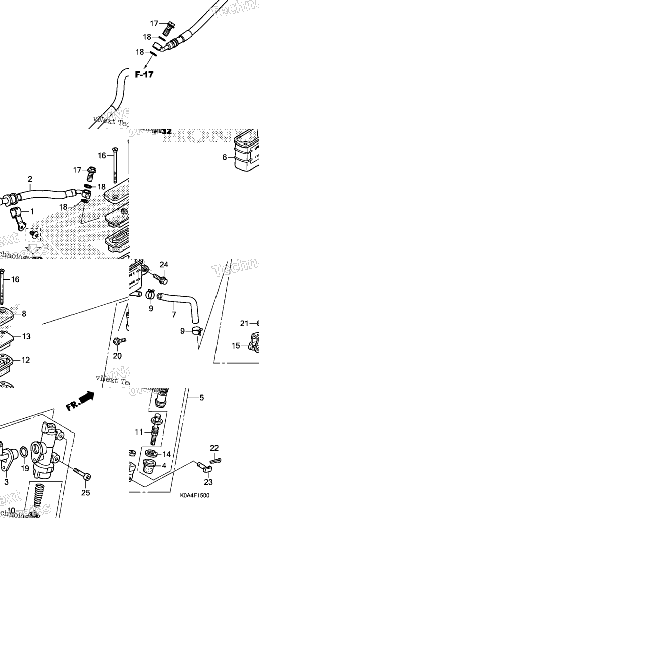 Rear Brake Master Cylinder (1)