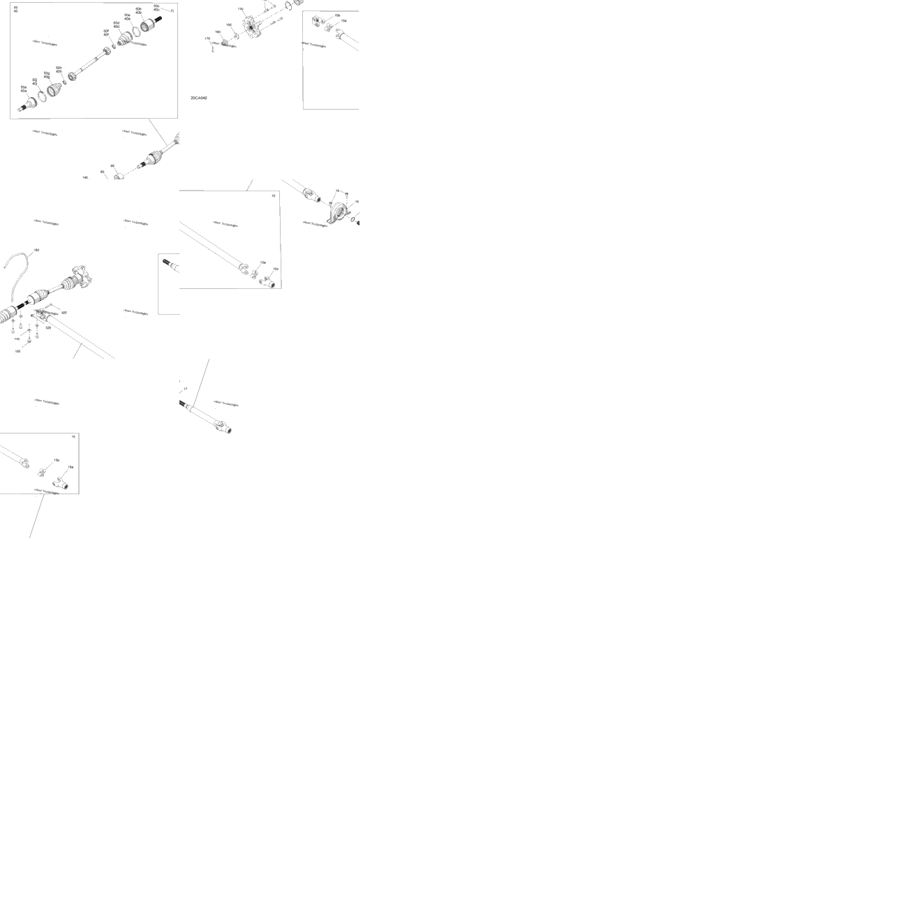 Drive - Front Section - Common Parts