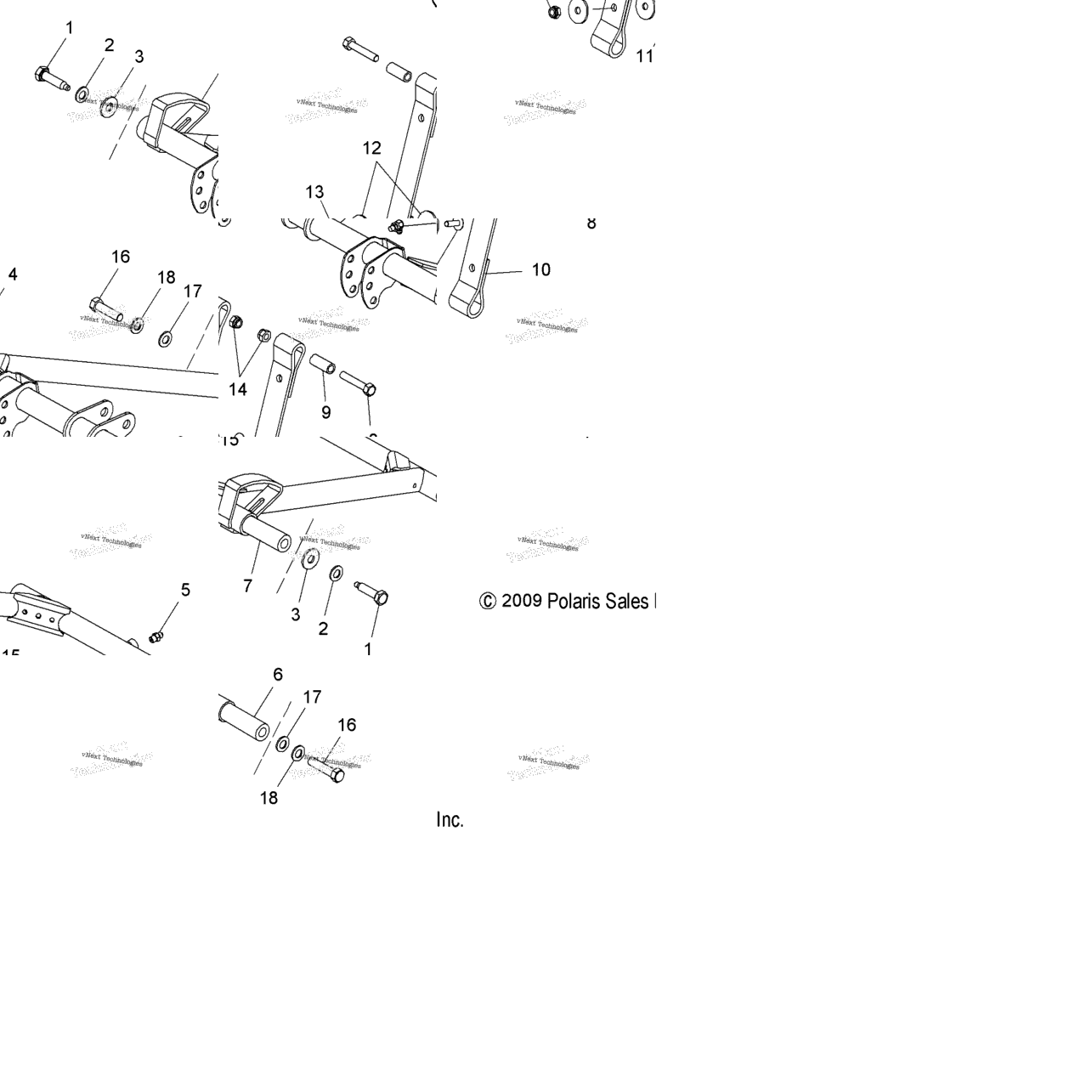 Suspension, Torque Arm, Front