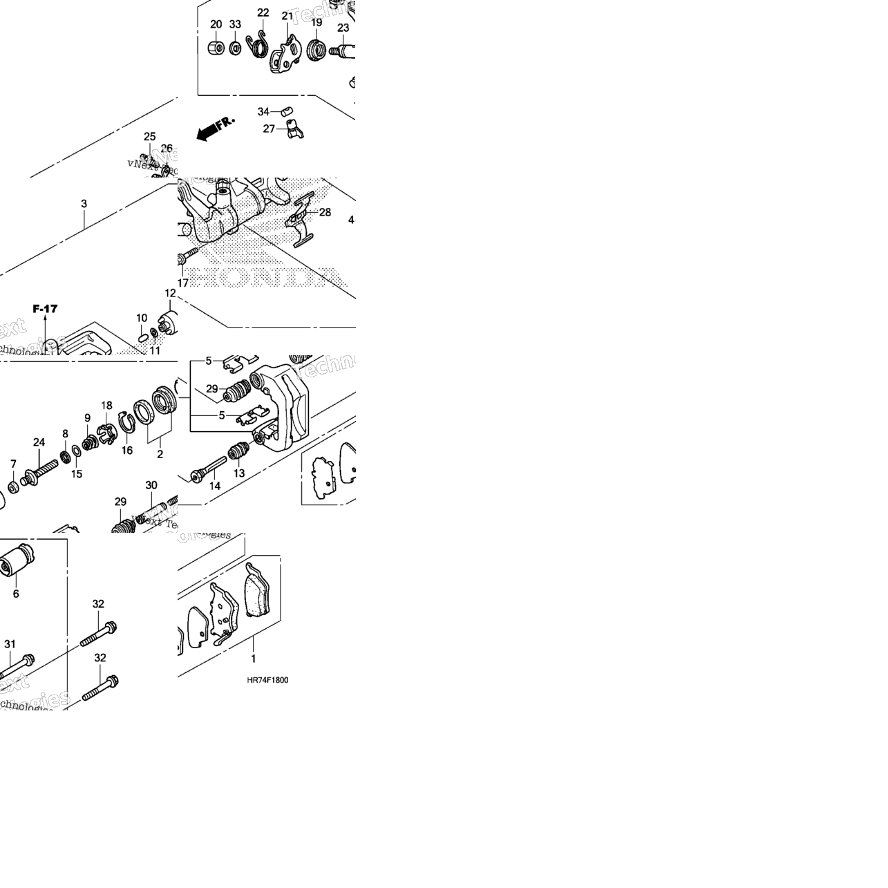 Rear Brake Caliper
