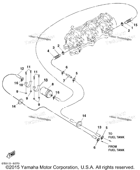 Fuel Starboard Engine