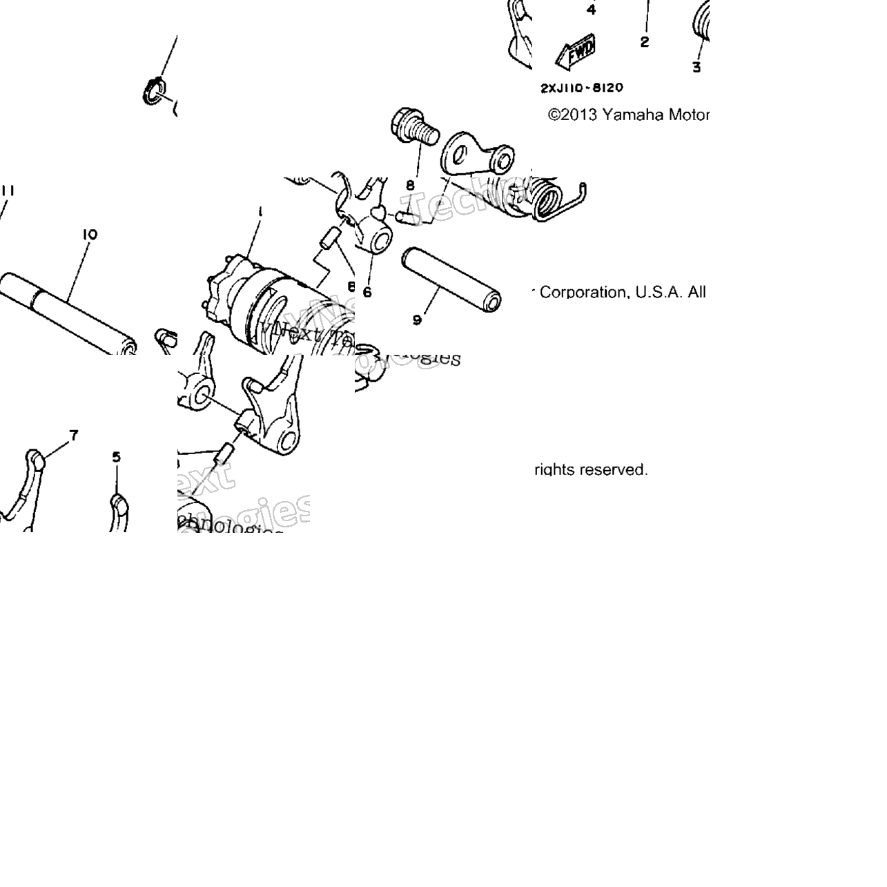Shift Cam Fork