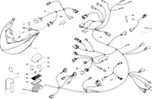 Headlight And Wiring Assemblies