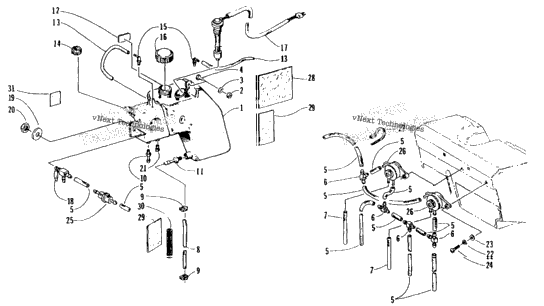 Oil Tank And Fuel Pump