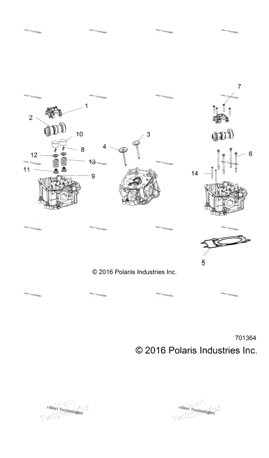 Engine, Cylinder Head, Cams & Valves