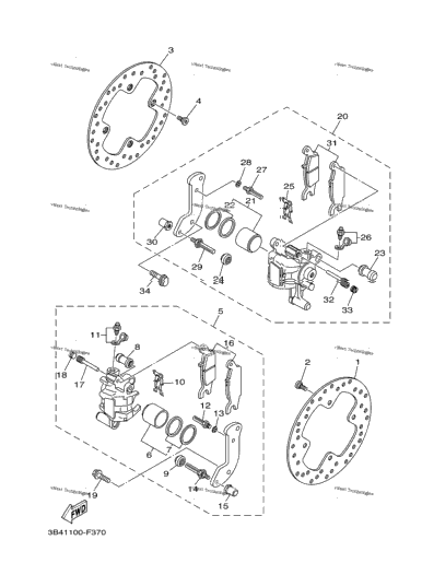 Rear Brake Caliper