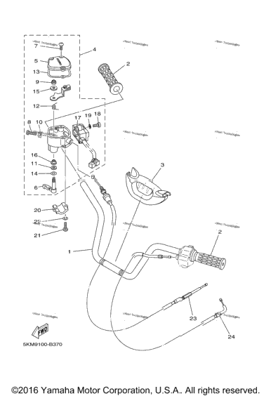 Steering Handle Cable