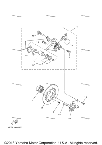 Rear Brake Caliper