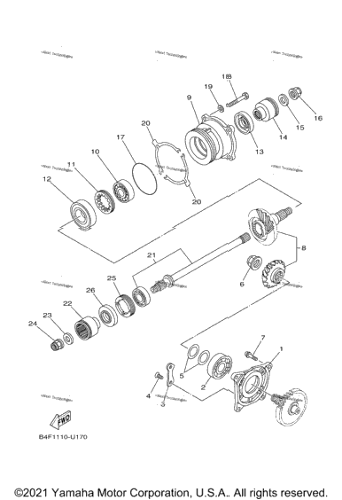 Middle Drive Gear