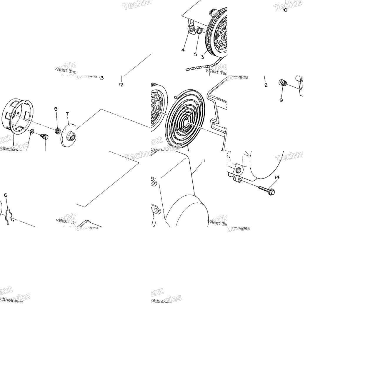 Recoil Starter 500 Xlt