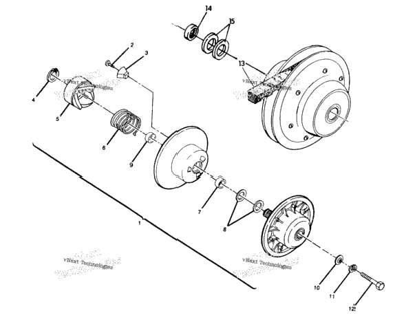Driven Clutch Assembly 350 4X4 Update