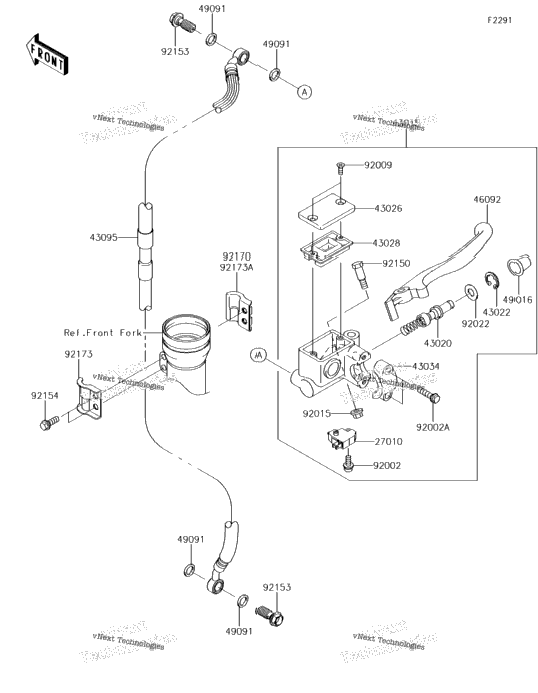 Front Master Cylinder