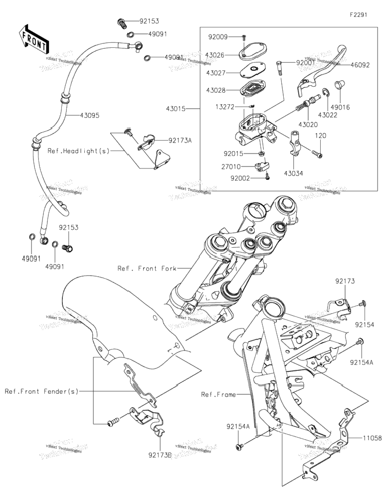 Front Master Cylinder