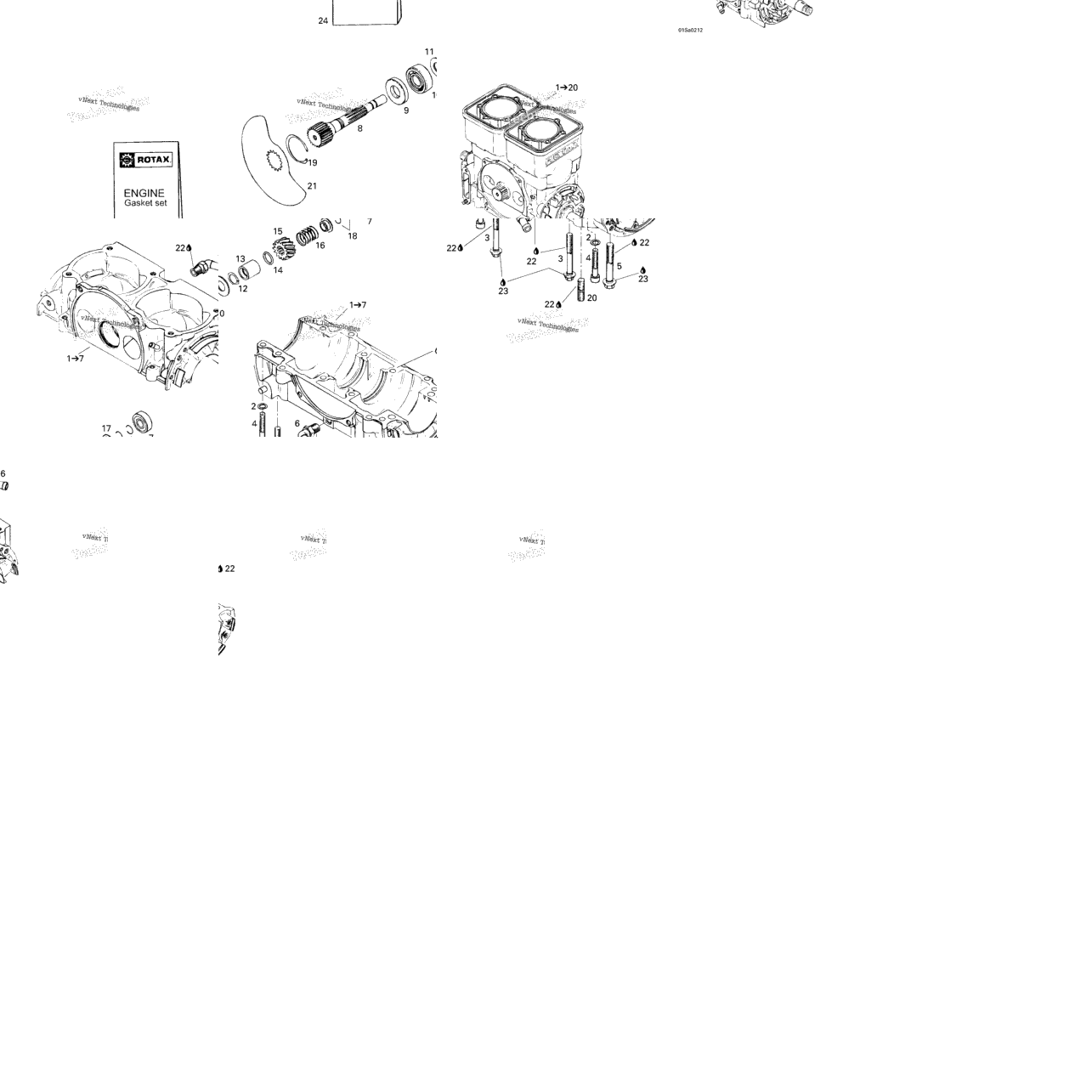 Crankcase, Rotary Valve
