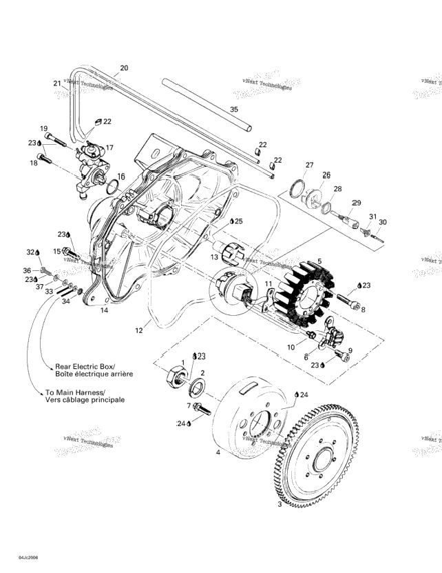 Magneto, Oil Pump