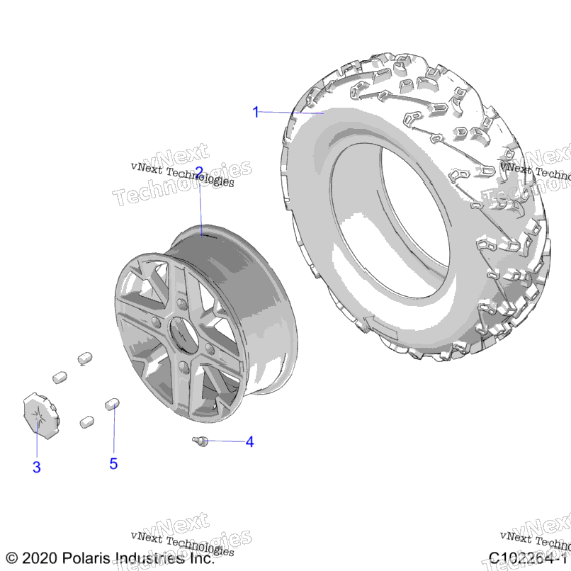 Wheels, Front Tire