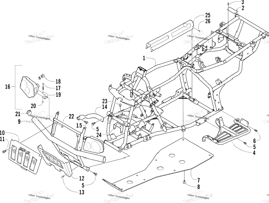 Frame And Related Parts