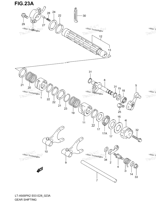 Gear Shifting (Model K3)