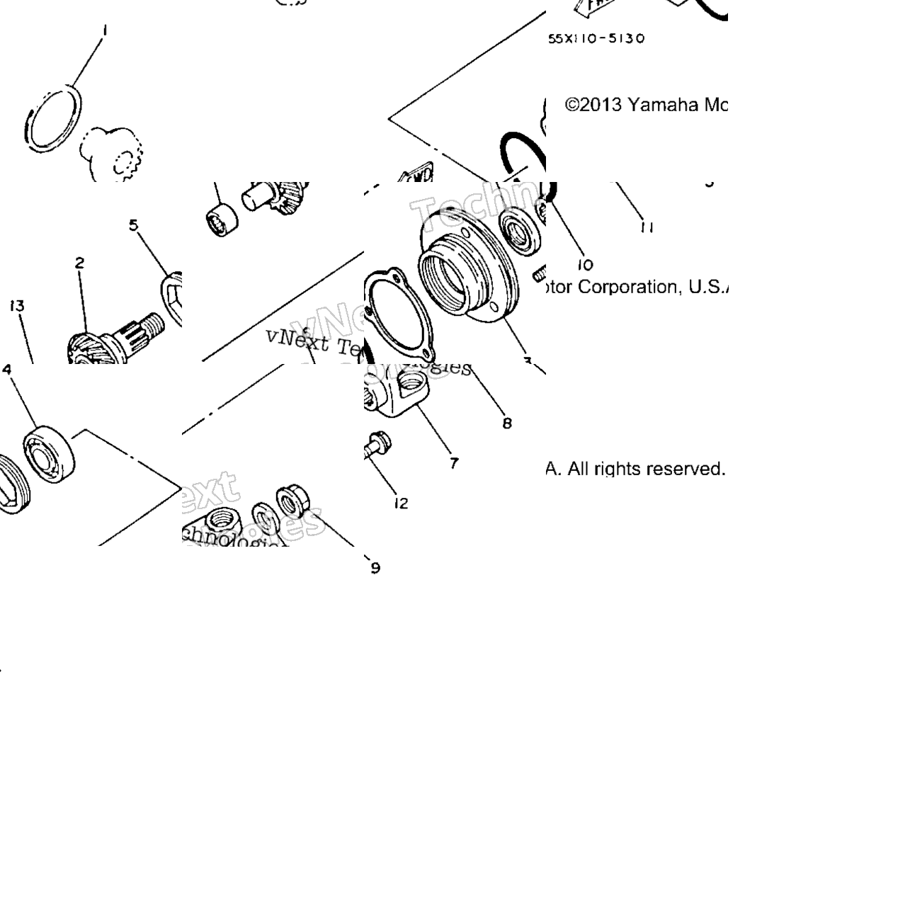 Middle Drive Gear