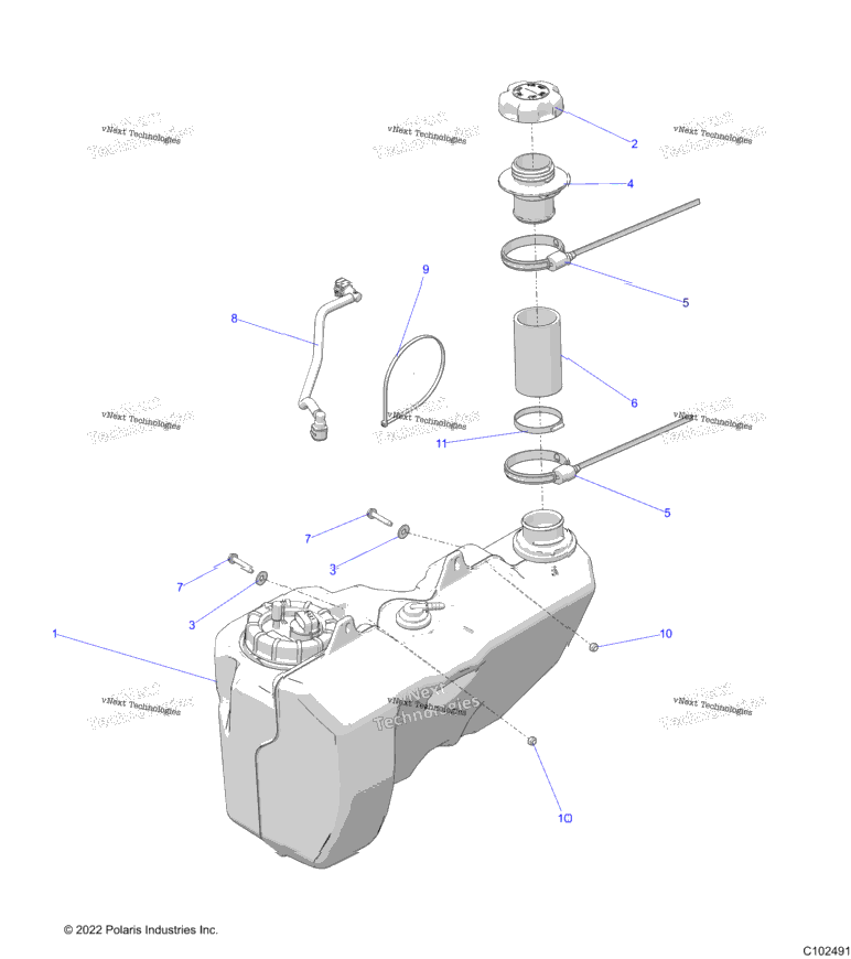 Fuel System, Fuel Tank
