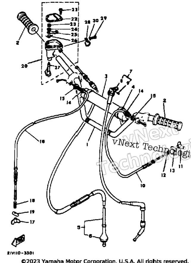 Handlebar-Cable