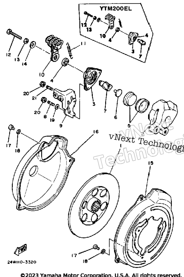 Rear Brake-Caliper