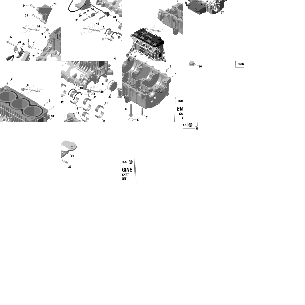Rotax - Crankcase
