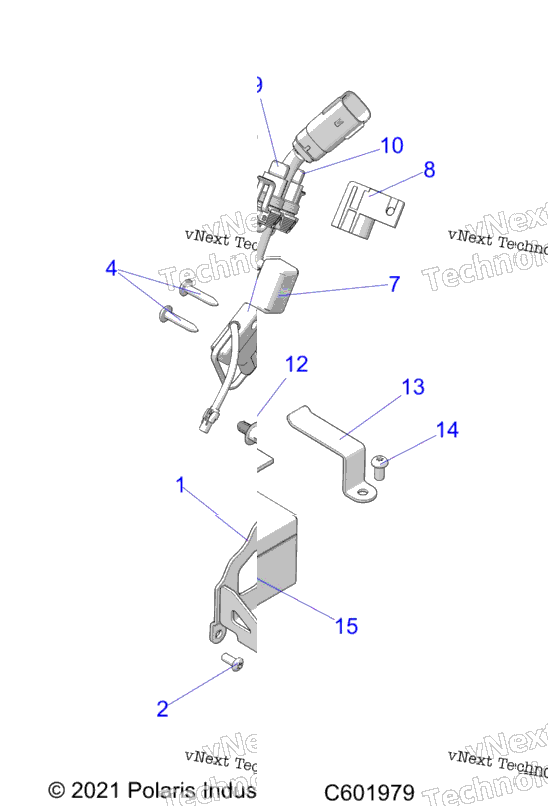 Electrical, Battery, Manual Start Power Up Components
