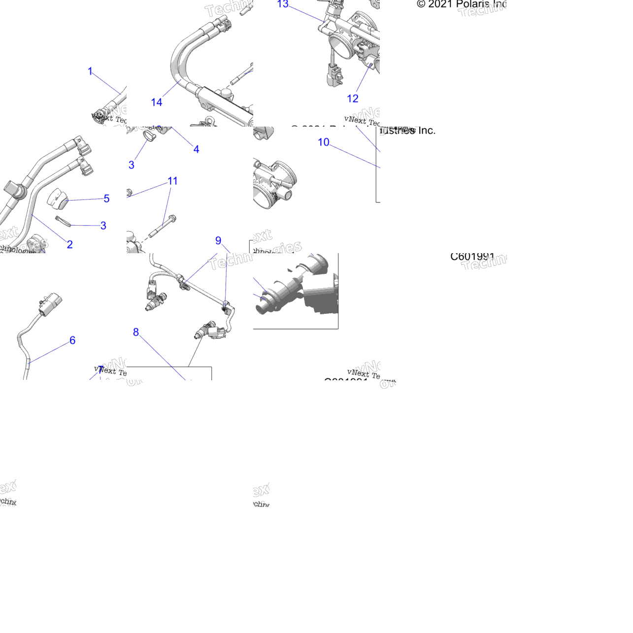 Fuel System, Rail, Lines & Throttle Body