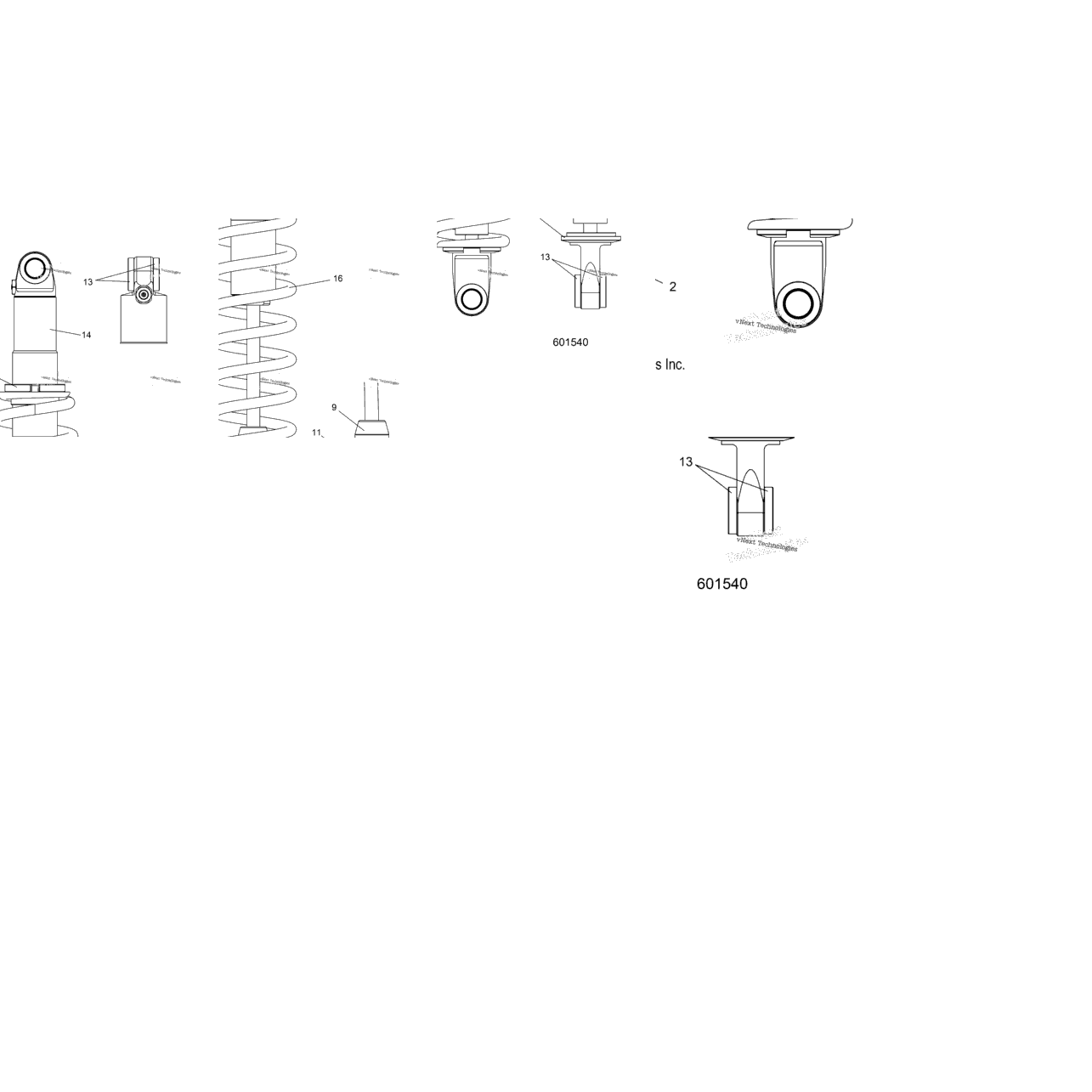 Suspension, Shock, Rear Track Monotube