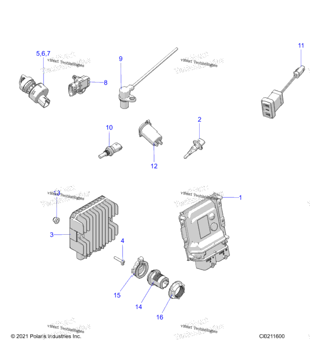 Electrical, Switches, Sensors, Ecu & Control Modules