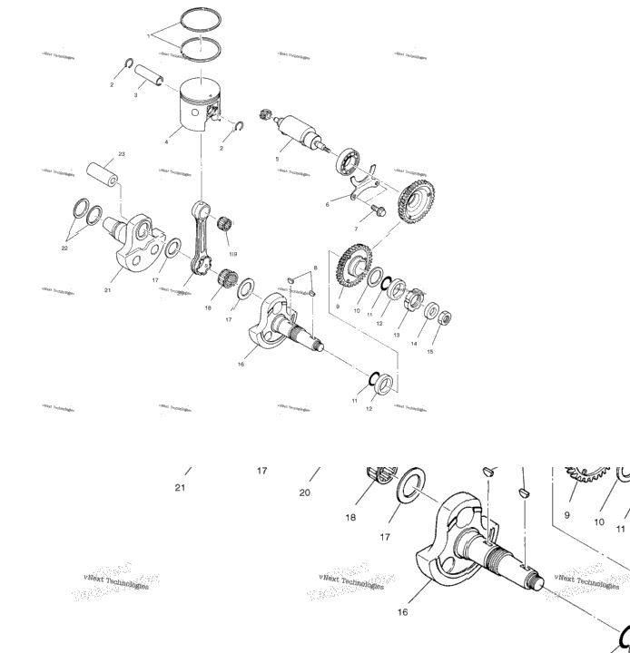 Piston & Crankshaft