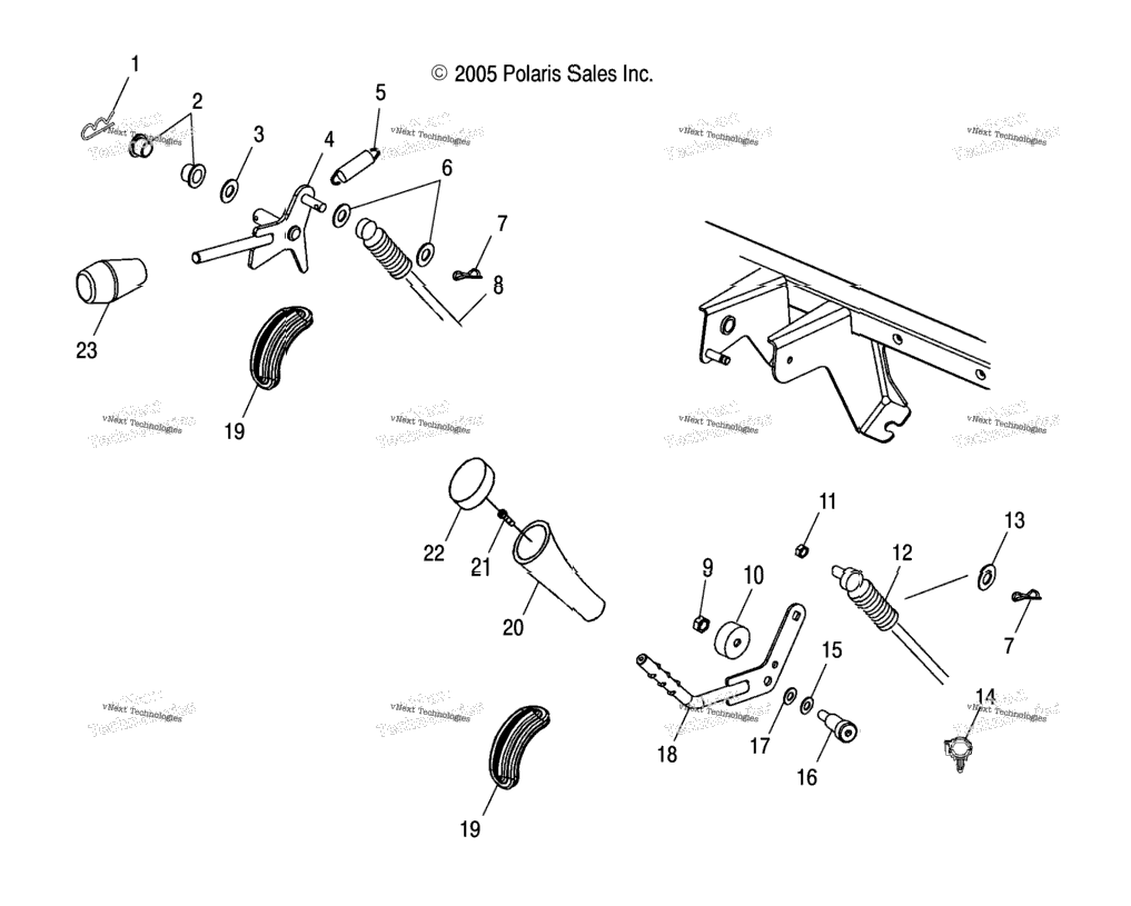Gear Selector/Differential Lock