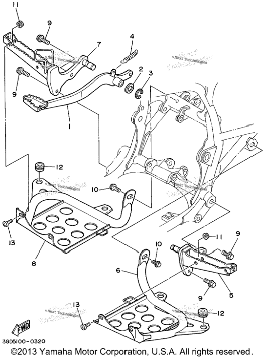 Stand Footrest