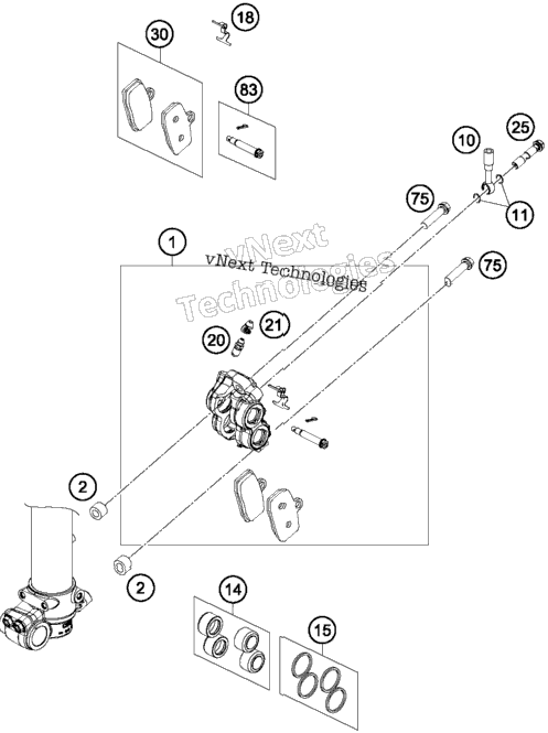 Front Brake Caliper