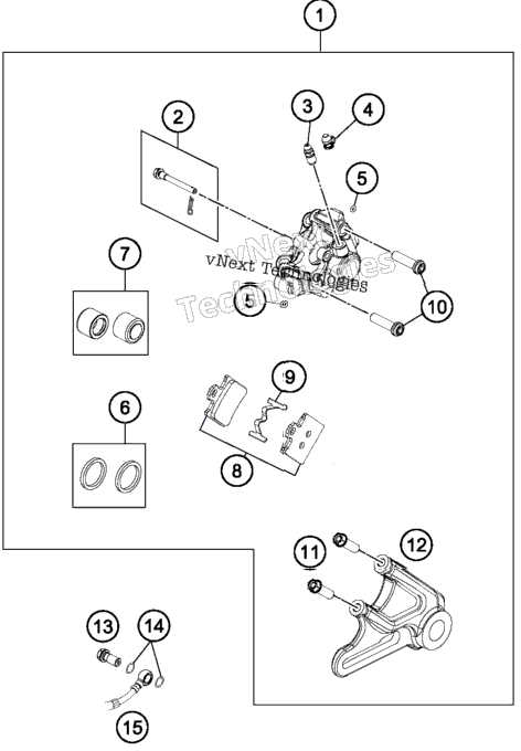 Rear Brake Caliper
