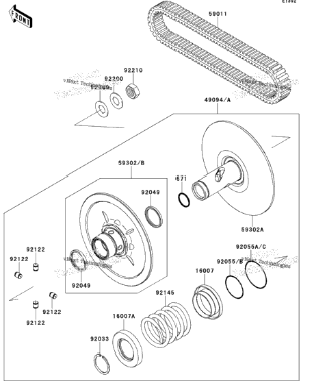 Driven Converter/Drive Belt
